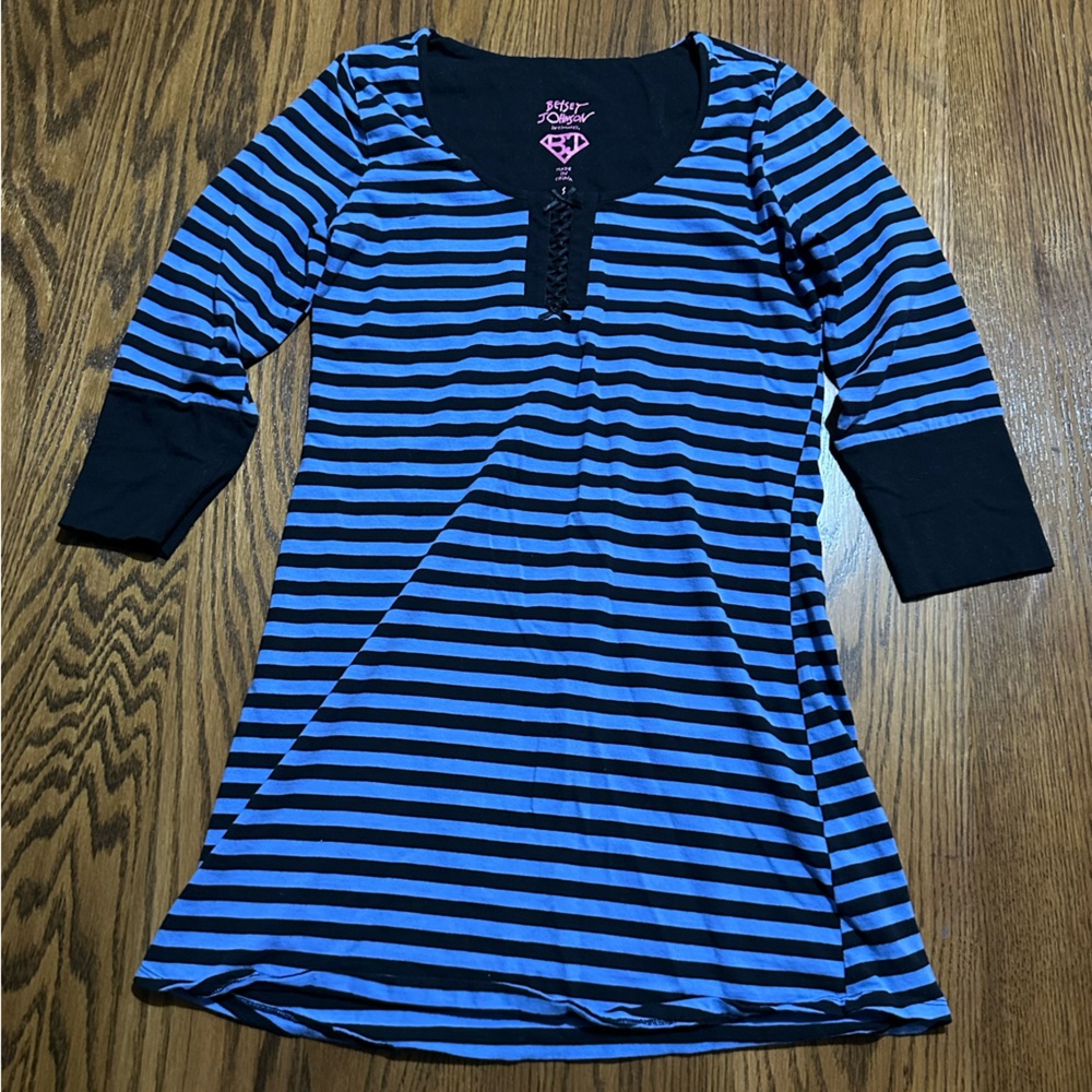 Betsy Johnson Intimates striped dress size‎ small